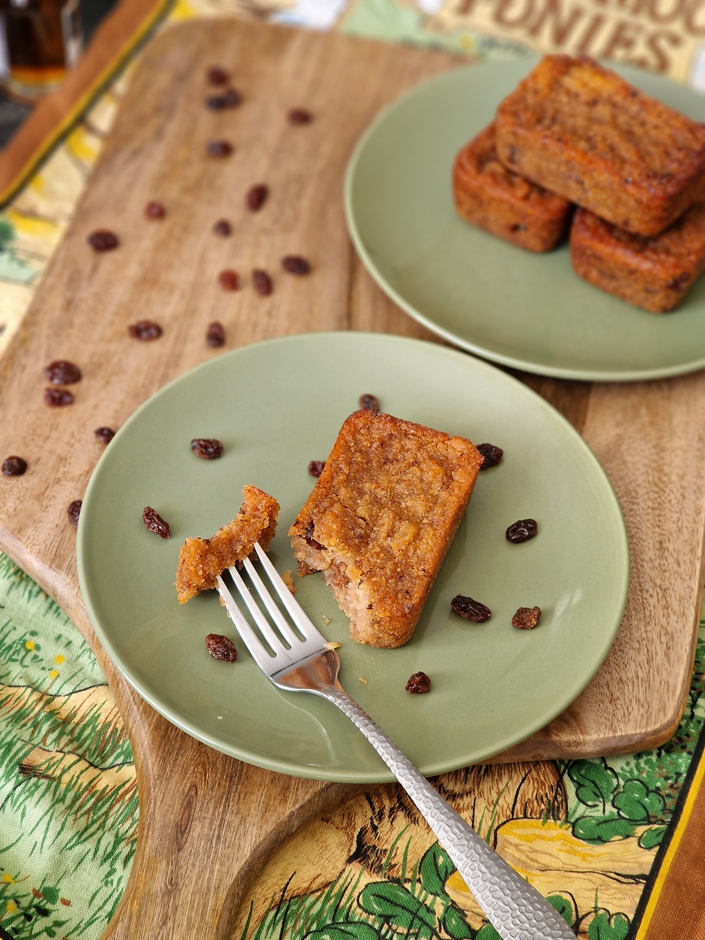 Barbados Mini Rum And Raisin Cassava Pone Bites (Yucca Cakes)