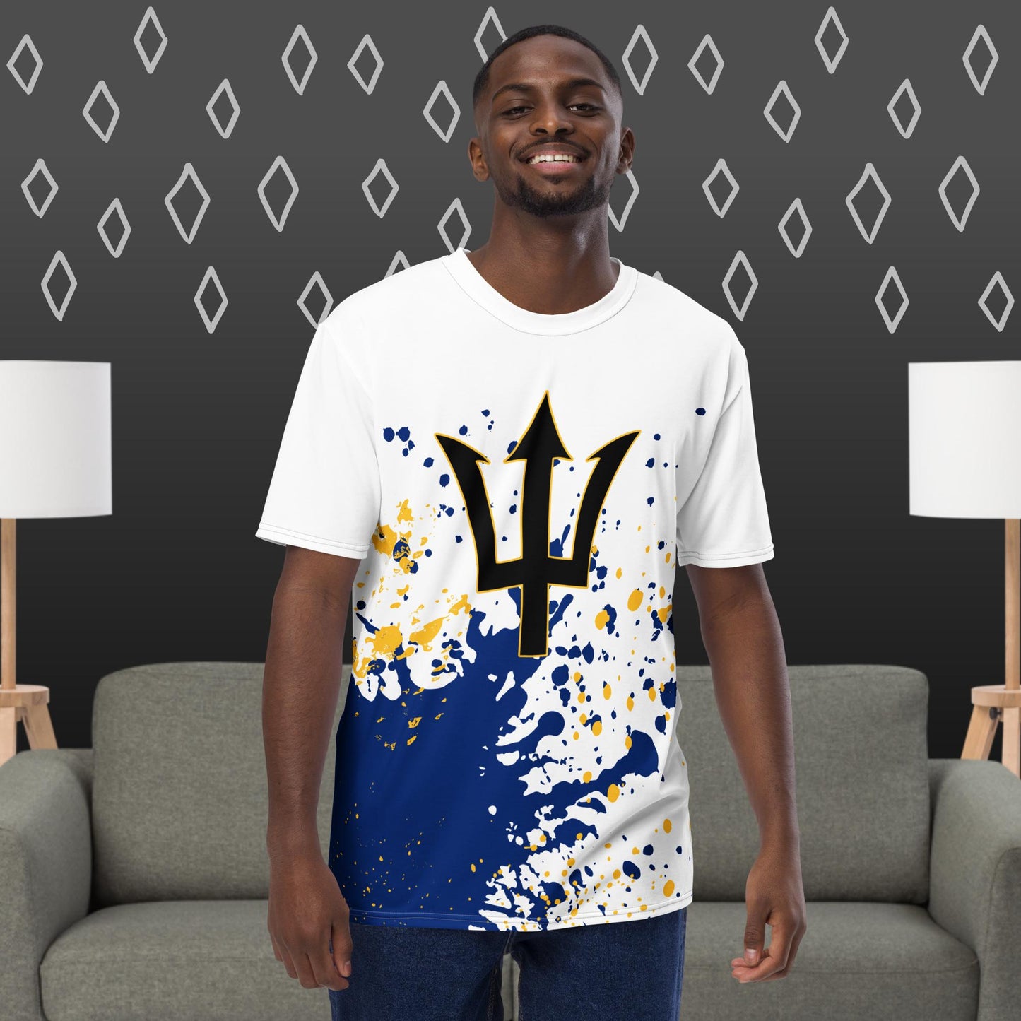 Men's Barbados Paint Splash T-Shirt