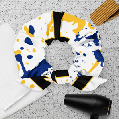 Barbados Paints Splash Recycled Scrunchie