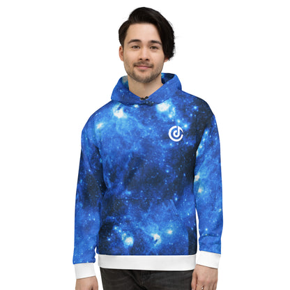 Kiscaddi Unisex Galaxy Printed Hoodie