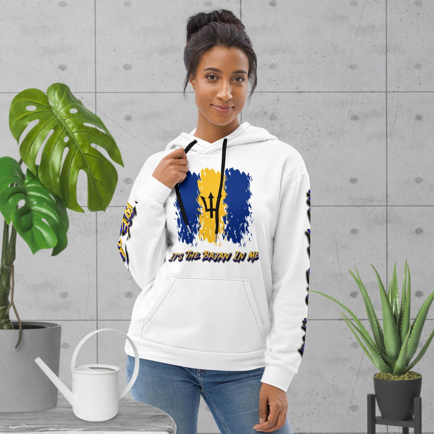 His & Hers 'It's The Bajan In Me' Female Hoodie