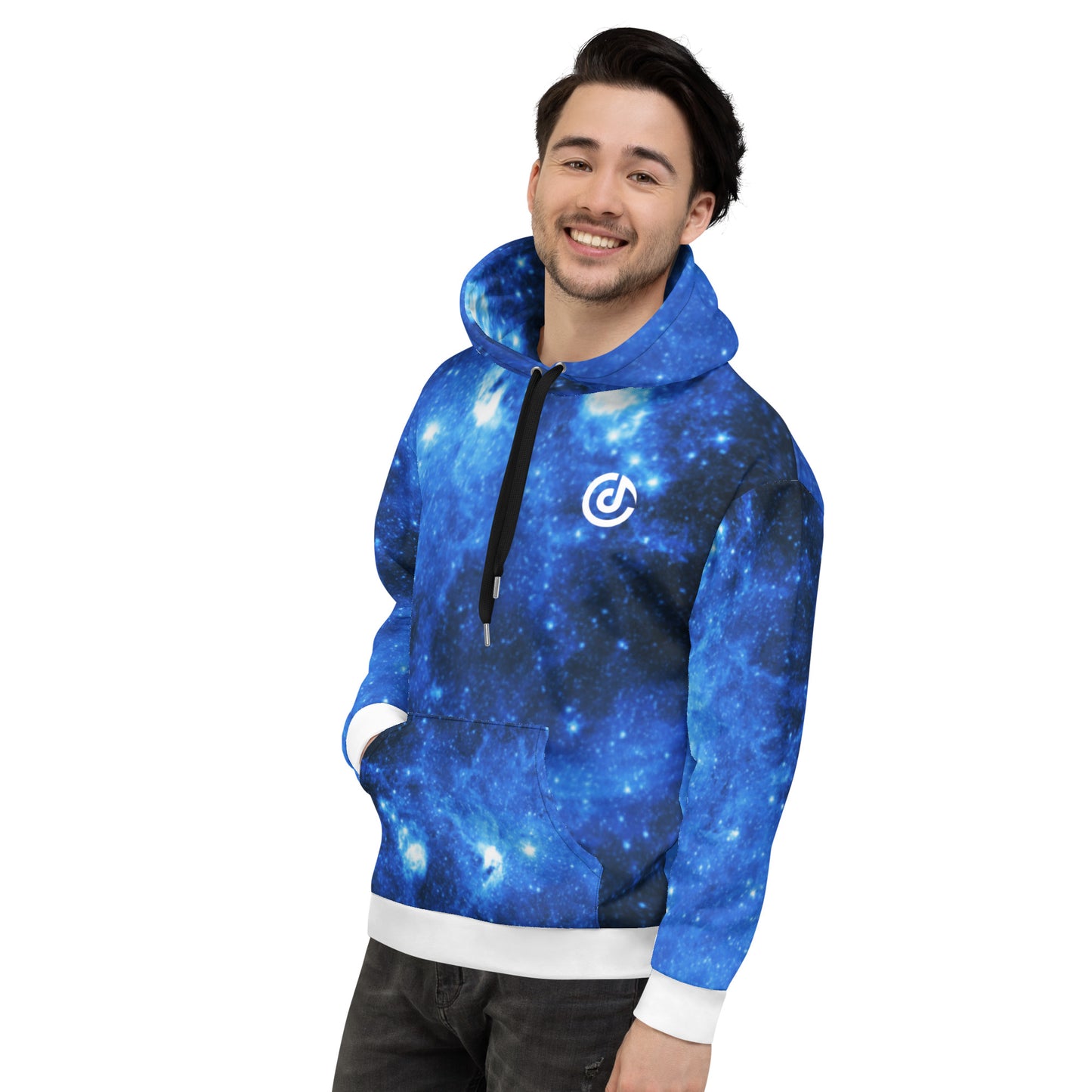 Kiscaddi Unisex Galaxy Printed Hoodie