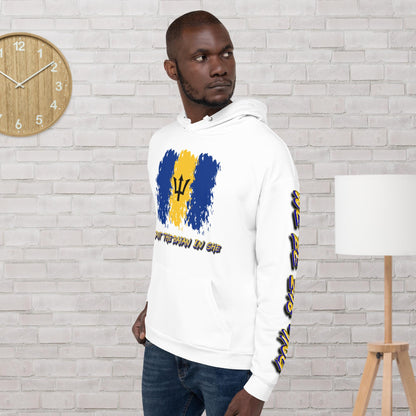 His & Hers 'I Put The Bajan In She' Male Hoodie