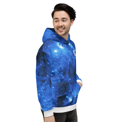 Kiscaddi Unisex Galaxy Printed Hoodie