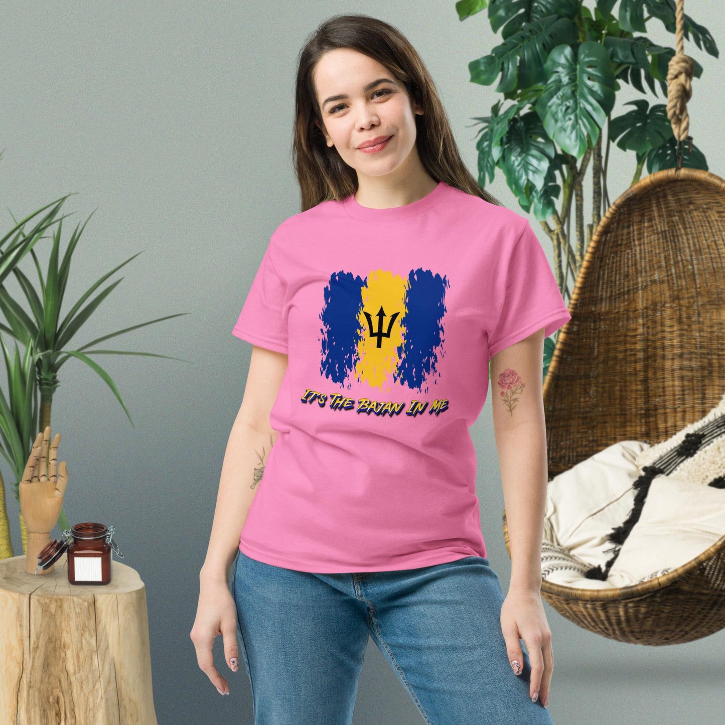 His & Hers 'It's The Bajan In Me' Female Classic Tee