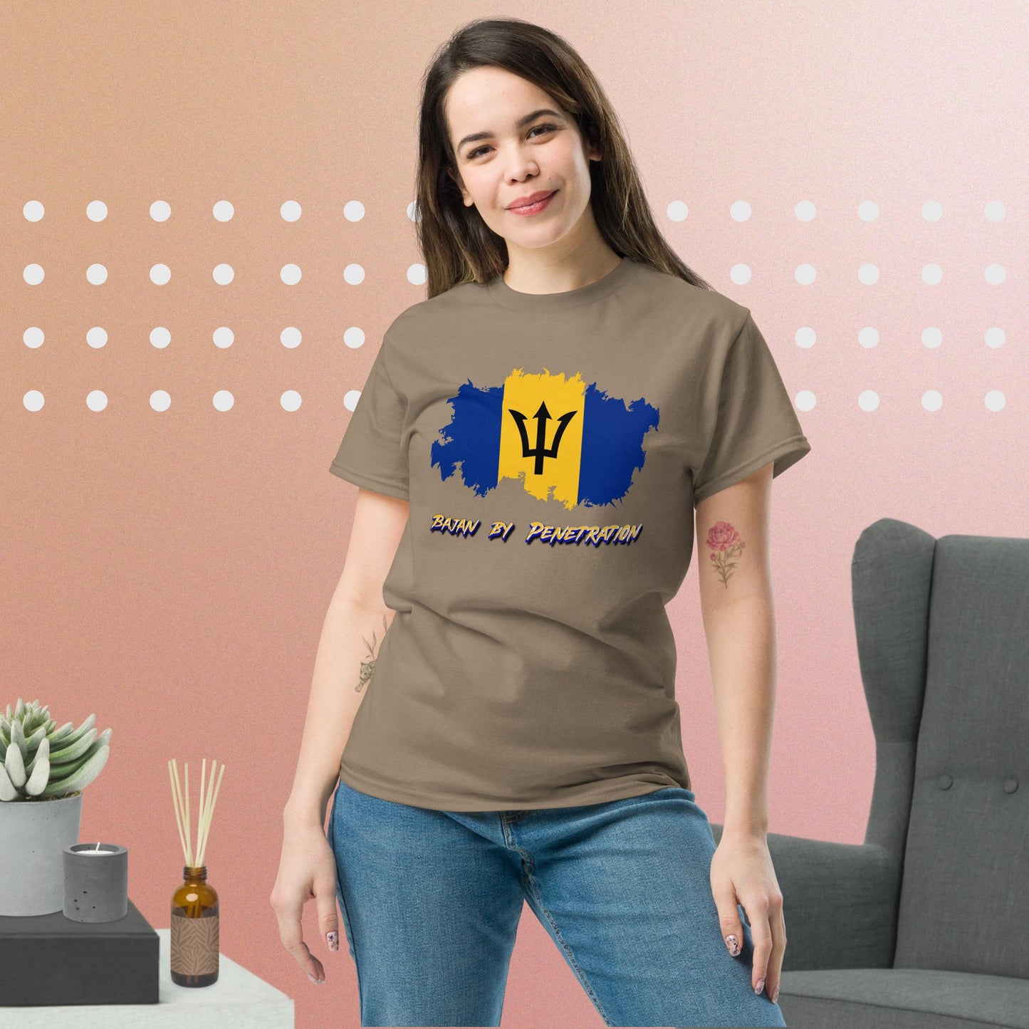 'Bajan By Penetration' Women's Classic Tee