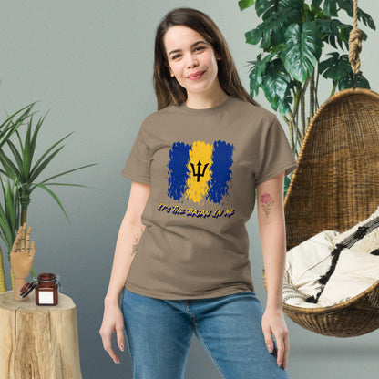 His & Hers 'It's The Bajan In Me' Female Classic Tee