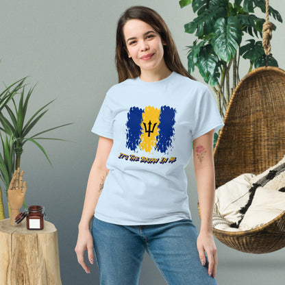 His & Hers 'It's The Bajan In Me' Female Classic Tee