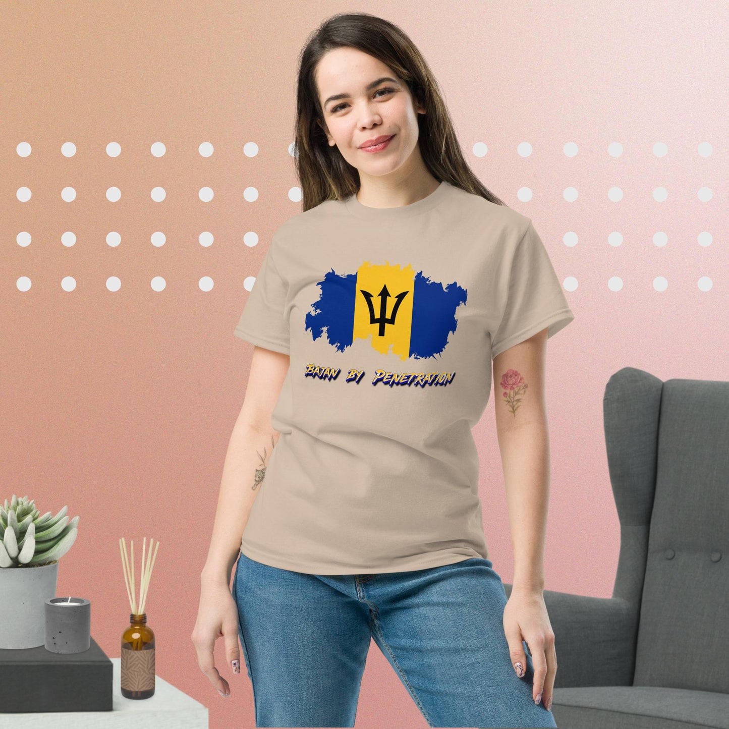 'Bajan By Penetration' Women's Classic Tee