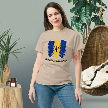 His & Hers 'It's The Bajan In Me' Female Classic Tee