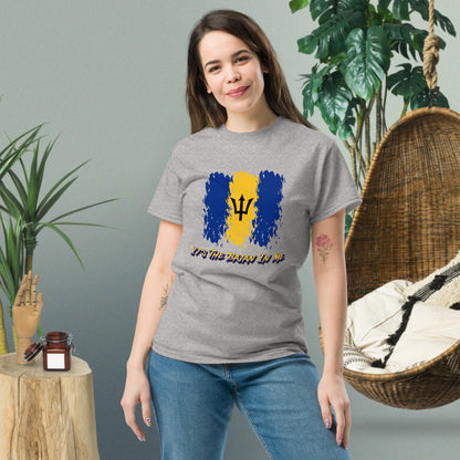 His & Hers 'It's The Bajan In Me' Female Classic Tee